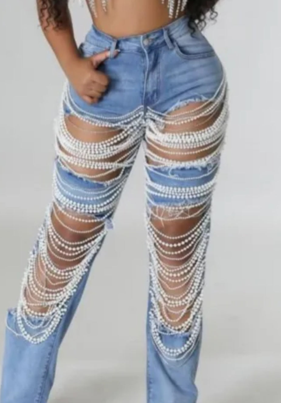 Ocean Of Pearls Jeans